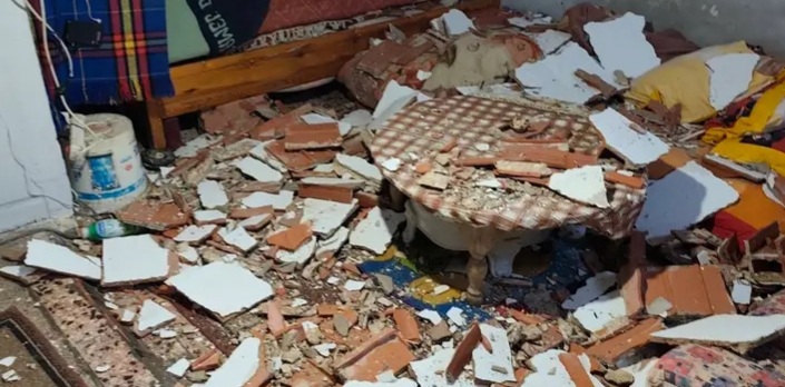 الدندان/منوبة.. سقوط سقف منزل ونجاة أصحابه